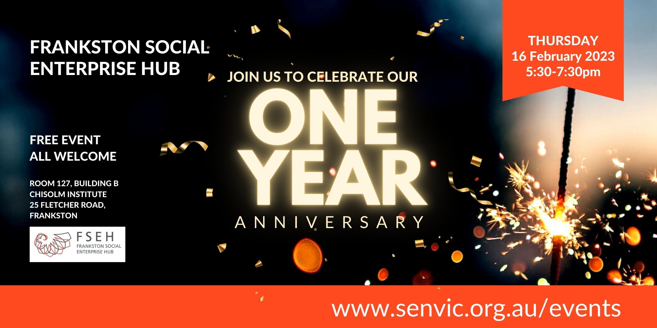 Frankston Social Enterprise Hub (FSEH) One Year Anniversary celebration