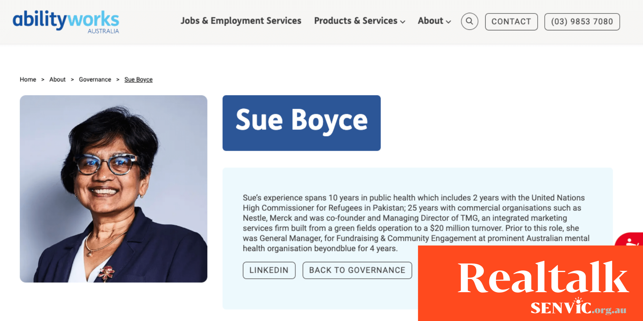 Sue Boyce from Ability Works